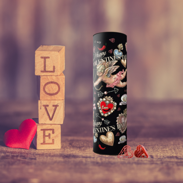 Valentinstag Geschenkrolle schwarz – Bild 4