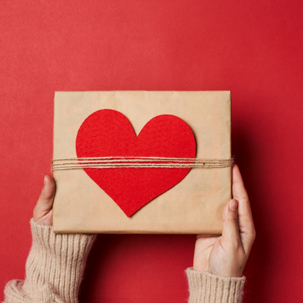 Valentinstag Geschenkrolle schwarz – Bild 3