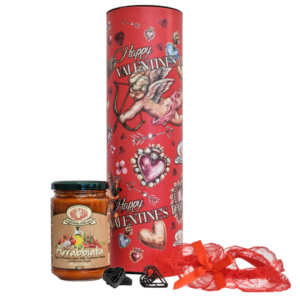 Valentinstag Geschenkrolle rot