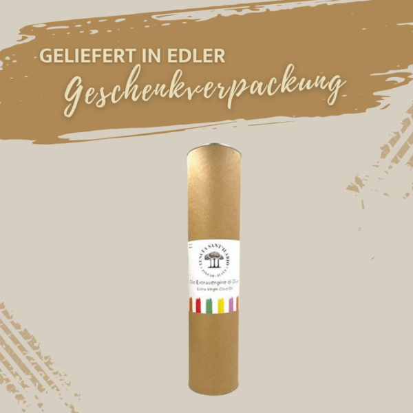 Extra natives Olivenöl im gelben Bleistift – Bild 3