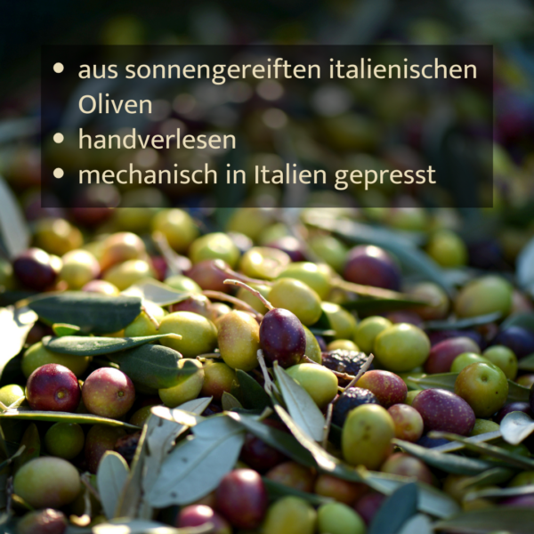 Extra natives Olivenöl im gelben Bleistift – Bild 5