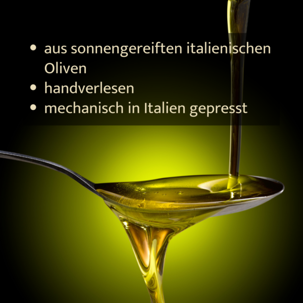 Extra natives Olivenöl in grüner Amphora – Bild 5