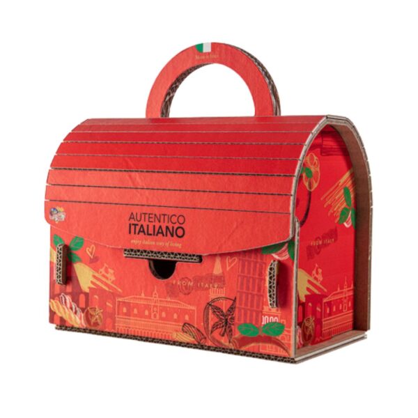 Rote Geschenktasche – Italienisches Genuss-Set – Bild 3