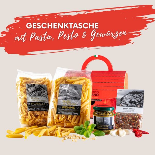 Rote Geschenktasche – Italienisches Genuss-Set – Bild 2
